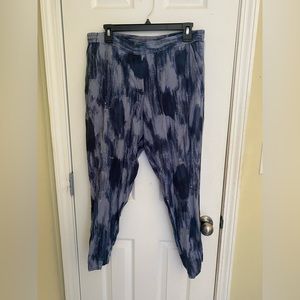 Paintbrush print Gap pants